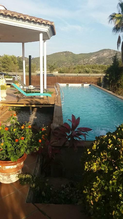 Villa los Angeles avec Piscine privée Sant Mateu Extérieur photo